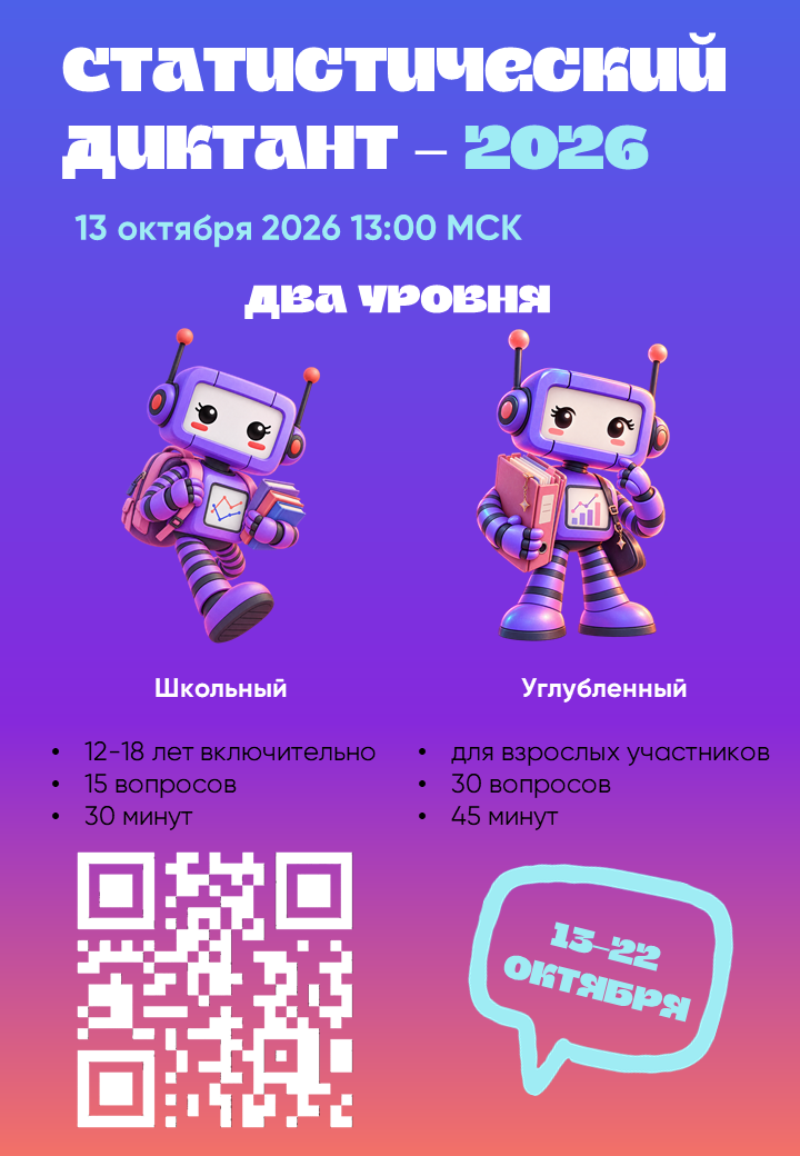 VIII Статистический диктант